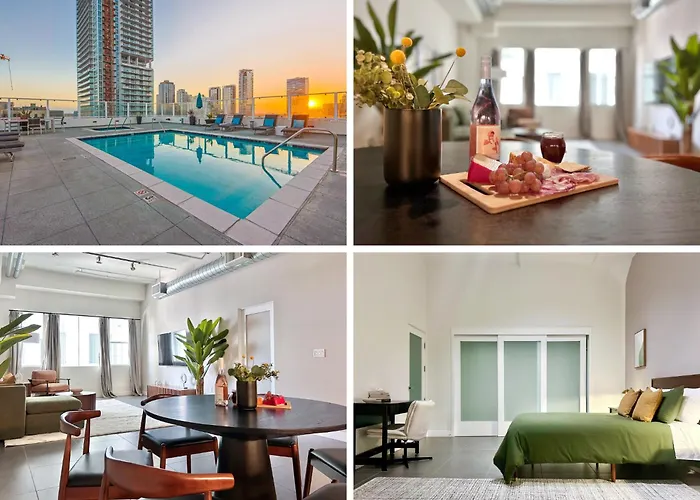 Luxury 2Br In Dtla W Jacuzzi & Rooftop Views