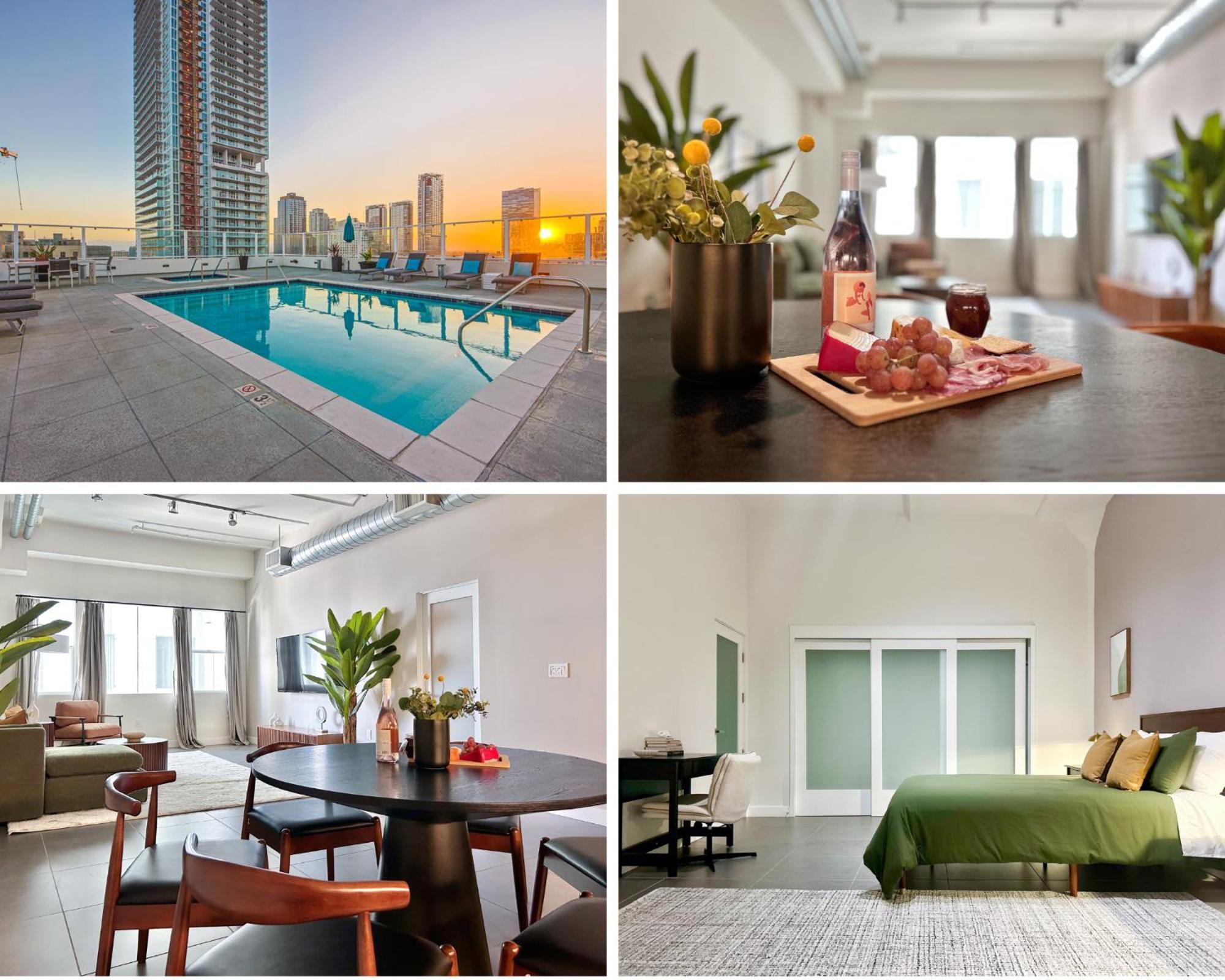 Luxury 2br In Dtla W Jacuzzi & Rooftop Views * Los Angeles